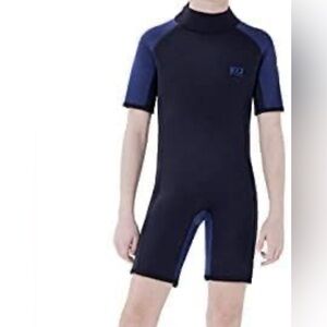 Kids black wetsuit #203